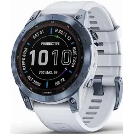 Умные часы Garmin Fenix 7, Синий/Белый